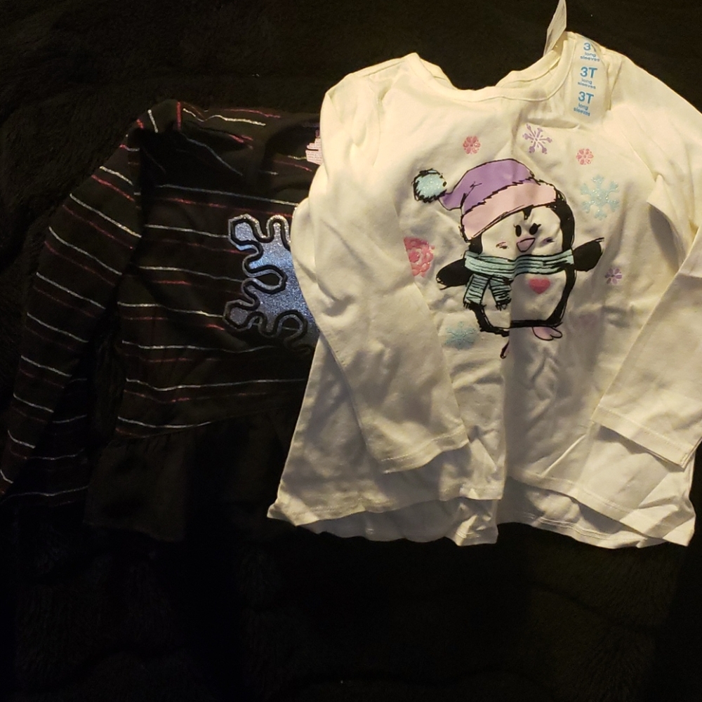 Girl's outfits  TWO shirts and TWO bottoms